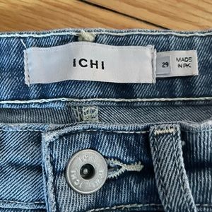 ICHI wide leg crop Jeans Size 29
